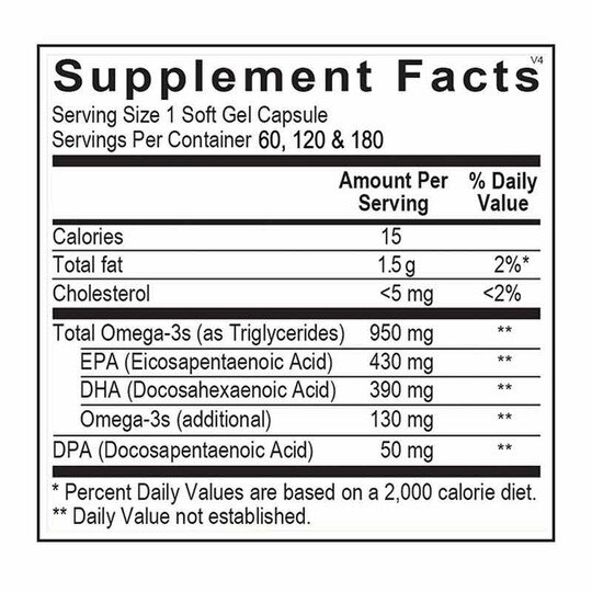 Orthomega 820 Omega-3 Fish Oil, OM